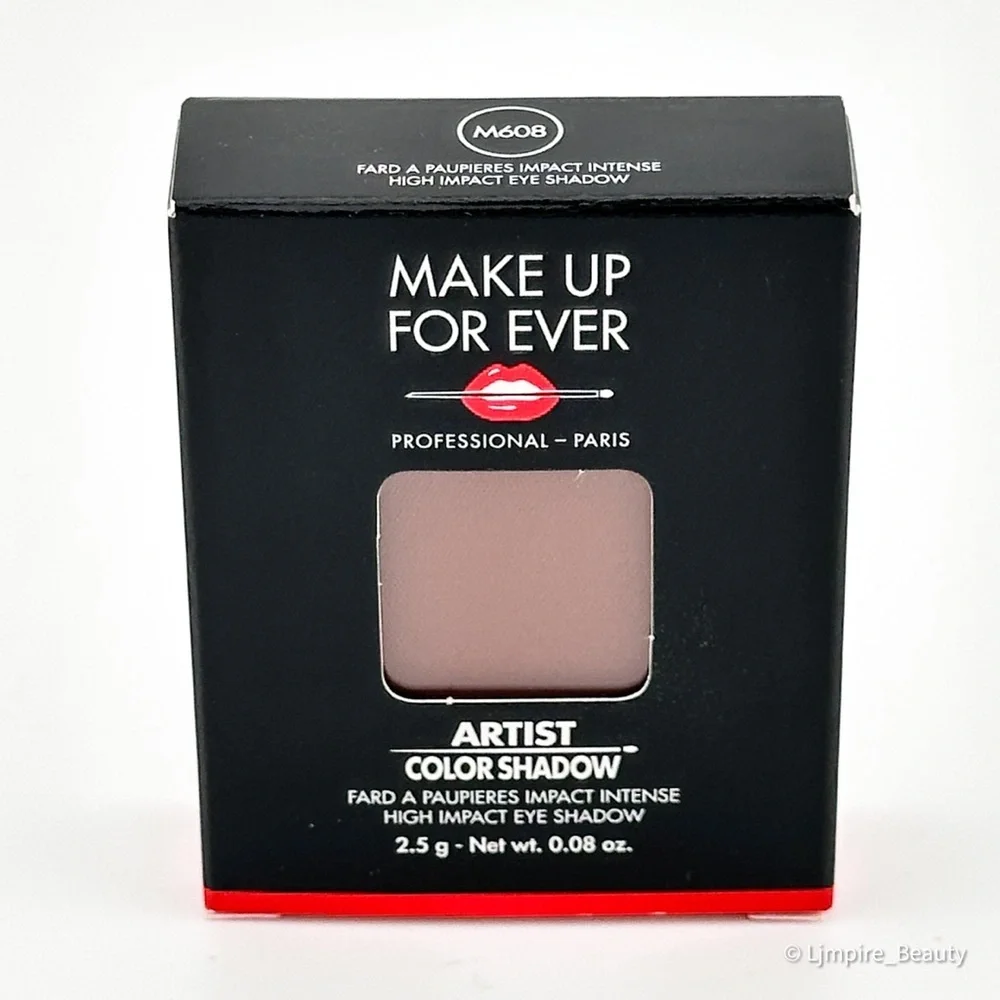 🆕 MAKE UP FOR EVER Artist Color Shadow Refill/Recharge in Shade: M608 NIB Matte